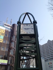 にしきた公園ハルヒの時計塔