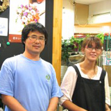 フラワーケンズ 社長の佐藤さんと店長の奥さん