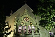夙川カトリック教会夜景