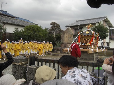 公智神社の秋祭り