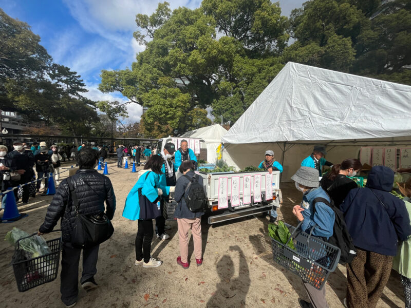 西宮市農業祭2023年の様子