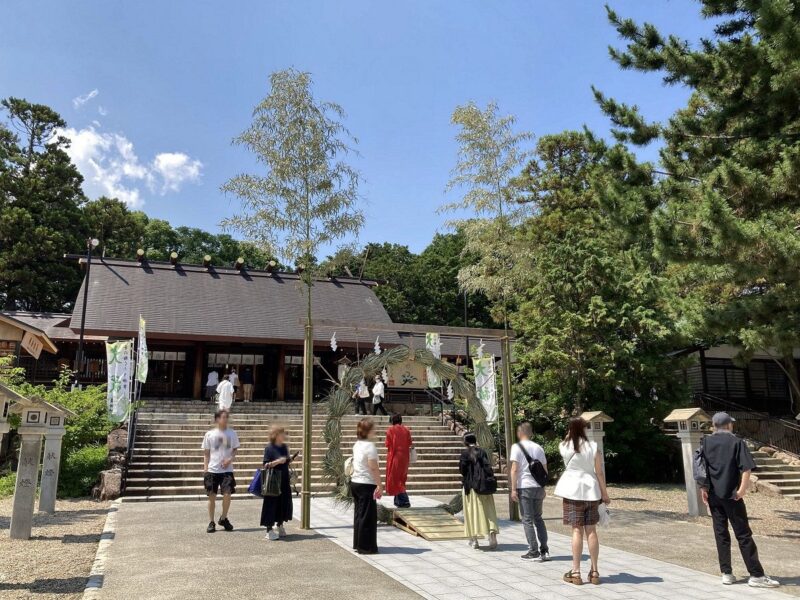 広田神社 なごしのはらい ちのわ