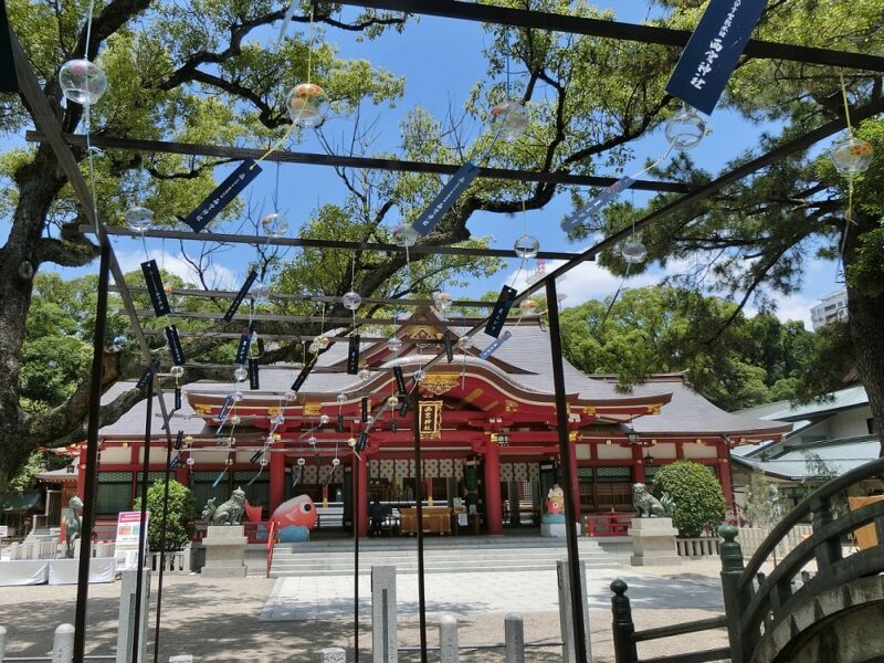 神池に風鈴