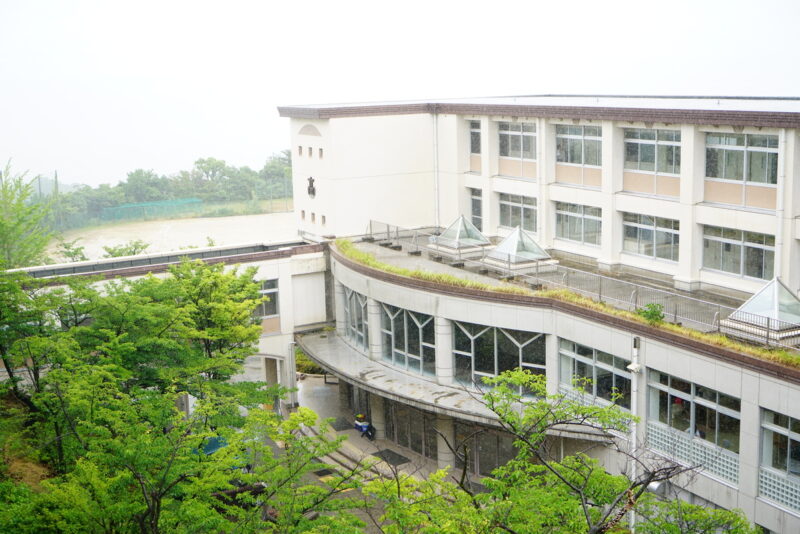 西宮北高校校舎俯瞰