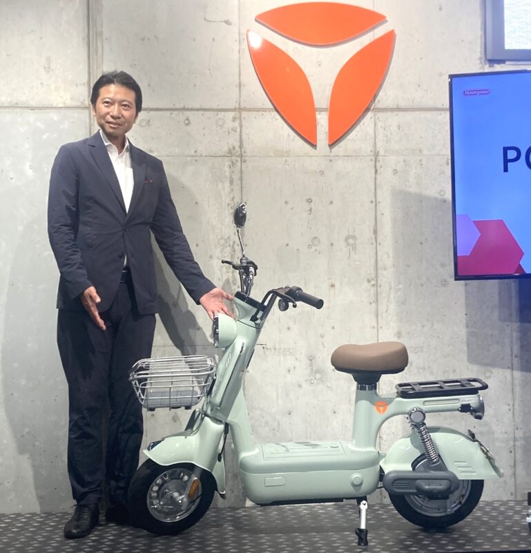 お披露目された電動バイクPORTA（ポルタ）