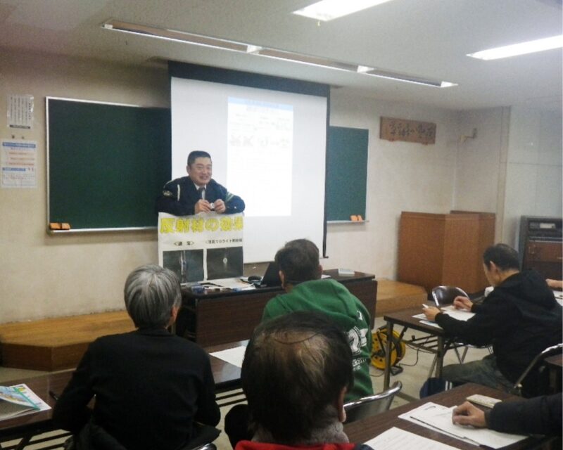 西宮警察による自転車講習会