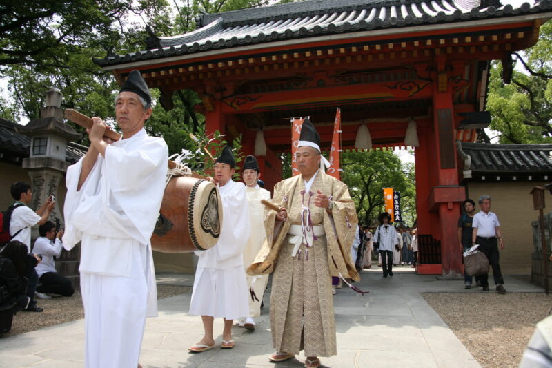 西宮神社「おこしやまつり」鳴尾からおこしや跡地への行列神幸